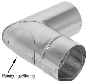Abgasrohrbögen 90° REFLEKS mit Reinigungsöffnung Abgasrohrbögen 90° REFLEKS mit Reinigungsöffnung