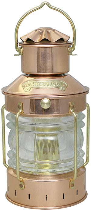 3025-005 Ankerlaterne DHR Navigation lights 4" made from copper