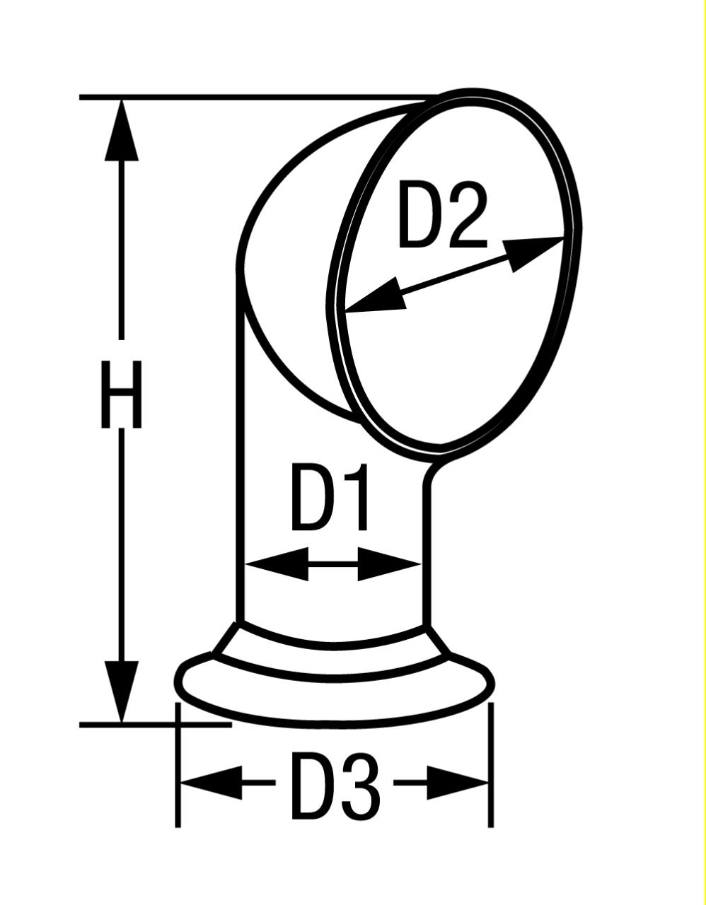 1388*01 Schwere Windhutze aus Messing-Sandguß