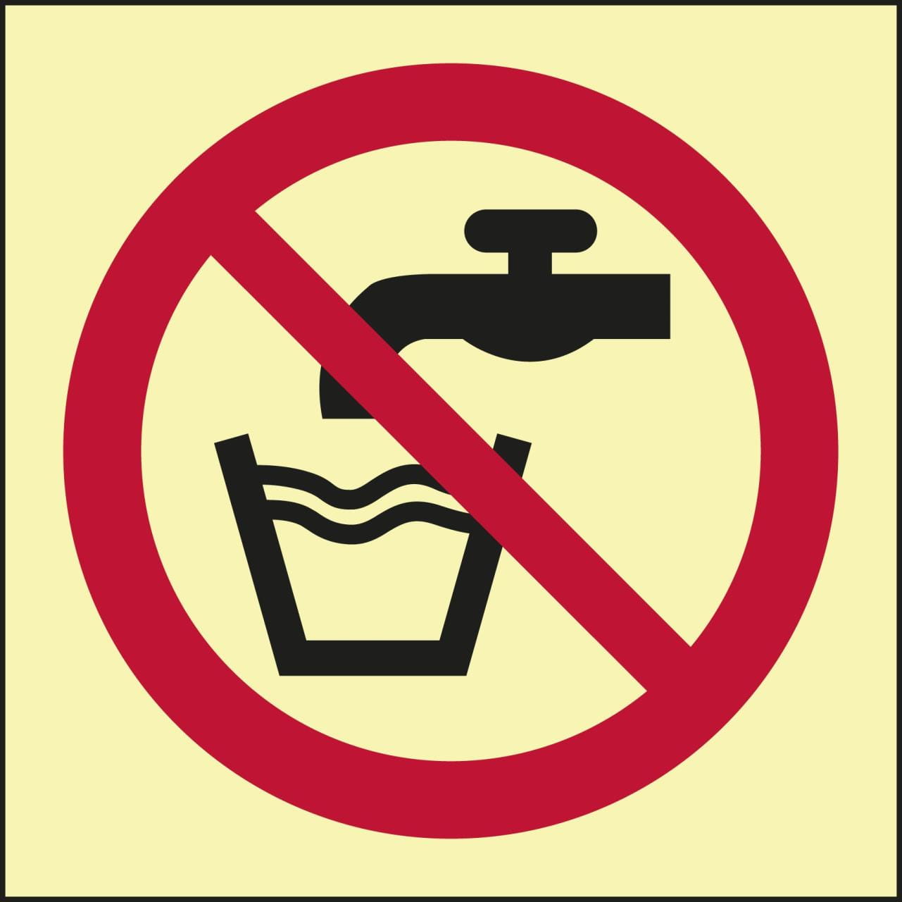 3756-5060 IMO-Aufkleber "Do not drink"