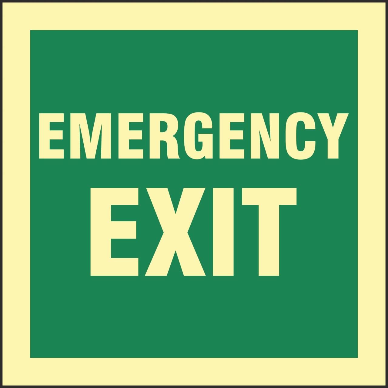 3276-018 EMERGENCY EXIT - IMO Symbol Aufkleber