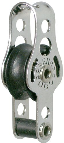 1150-011 SPRENGER MICRO XS BLock mit Bügel und Hundsfott SPRENGER MICRO XS block with a single sheave