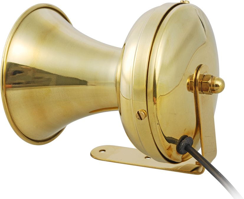Elektrisches Horn Messing oder verchromt DAVEY 2010 Elektrisches Horn Messing oder verchromt DAVEY 2010