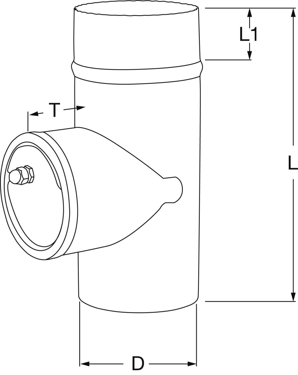 DICKINSON  draw regulator for flue pipe