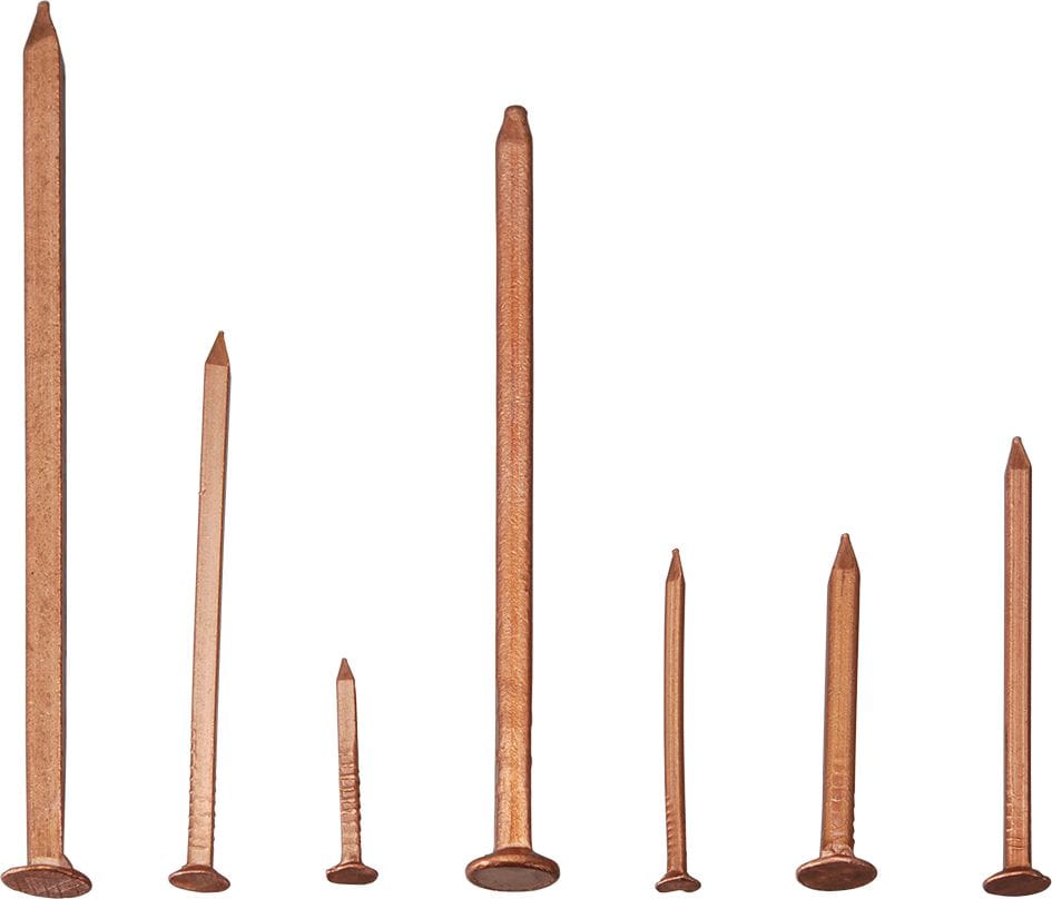 Kupfer - Flachkopf - Bootsnägel/ Nieten Kupfer - Flachkopf - Bootsnägel/ Nieten