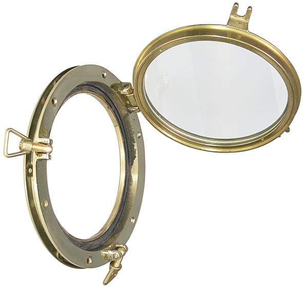 Brass bull´s eye polished or chromed PLEXIGLAS Brass bull´s eye polished or chromed PLEXIGLAS