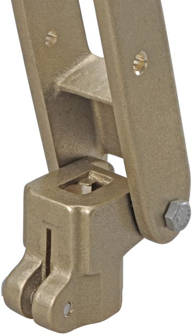 1383*02 Pinnenbeschlag schwer aus Bronze SPARTAN Pinnenbeschlag schwer aus Bronze SPARTAN