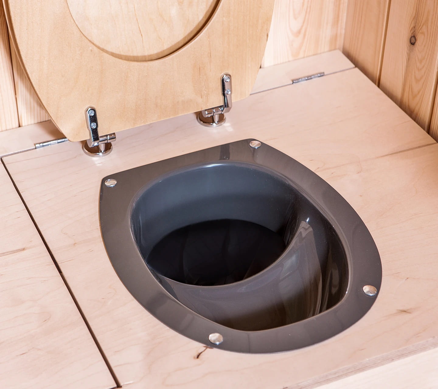 4603-301 TROBOLO DIY-Set mit Holzsitz für Kompost-Trenntoilette