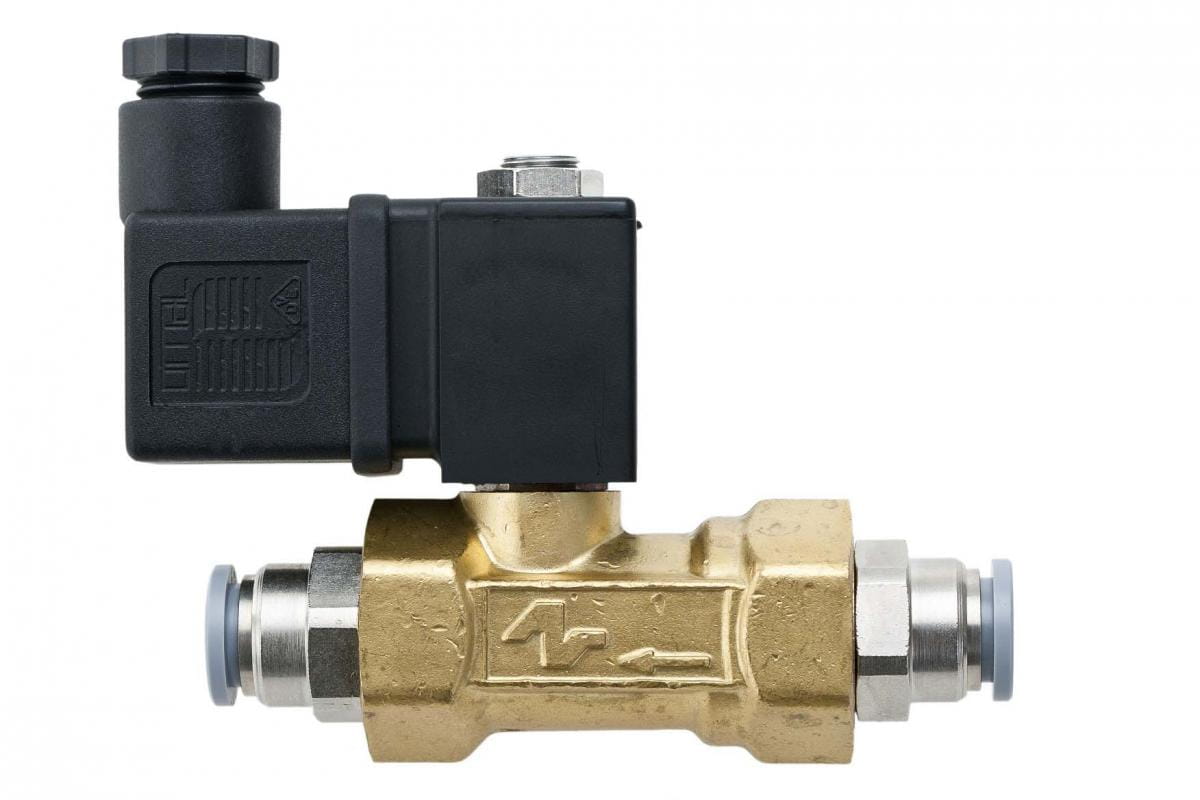 3421-114 DHR-Magnetventil 24 VDC für Druckluft mit 10mm-SR-Anschluss DHR-Magnetventil für Signal-Drucklufthorn