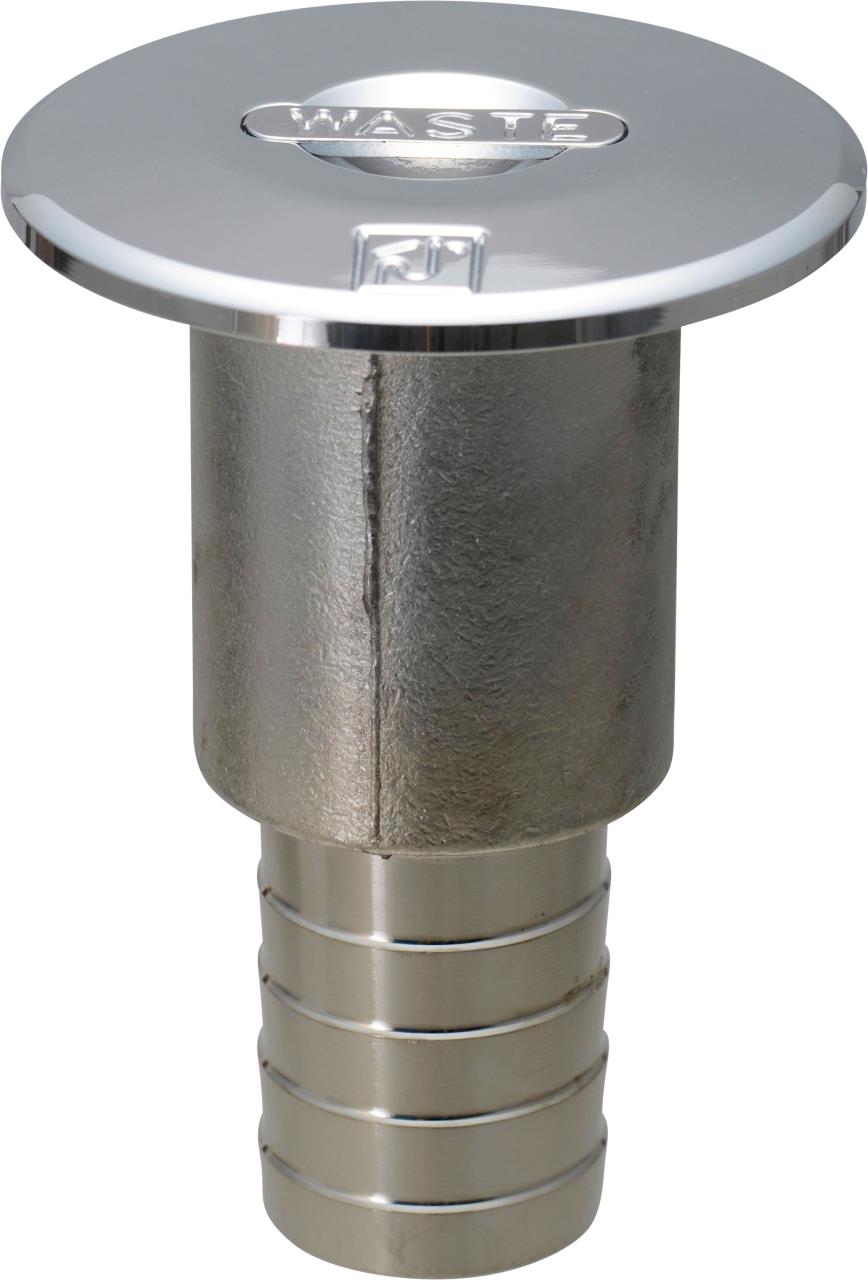Brass pump out fitting with handle Brass pump out fitting with handle