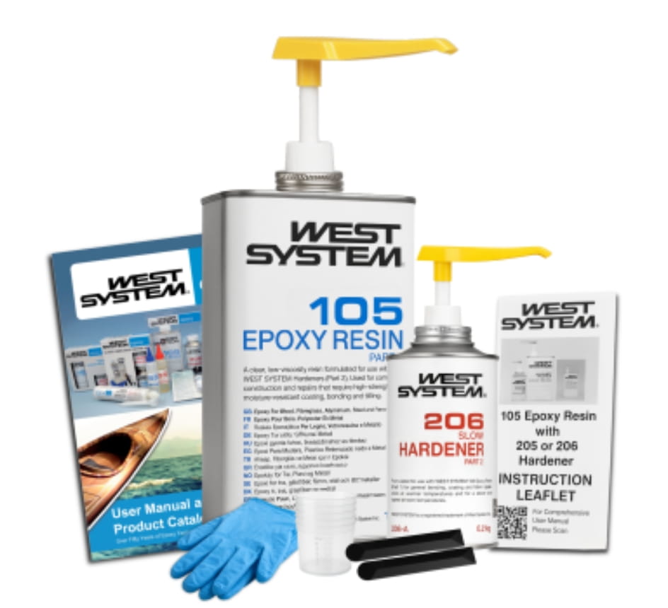 WEST-SYSTEM Allinone-Set A-Pack 1,2kg mit Pumpen