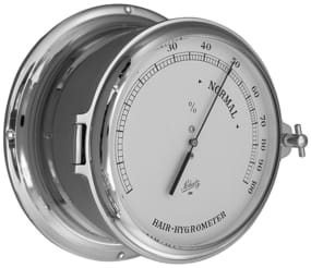 SCHATZ ROYAL 483H Haar-Hygrometer aus Messing verchromt SCHATZ ROYAL 483H Haar-Hygrometer aus Messing verchromt