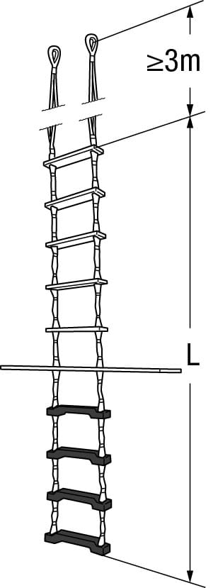 1058-310 Lotsenleiter SOLAS Maße