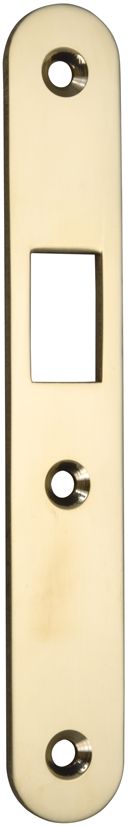 4173*010 Schließblech für schweres Schiff-Schiebetürschloss Heavy slide door lock brass