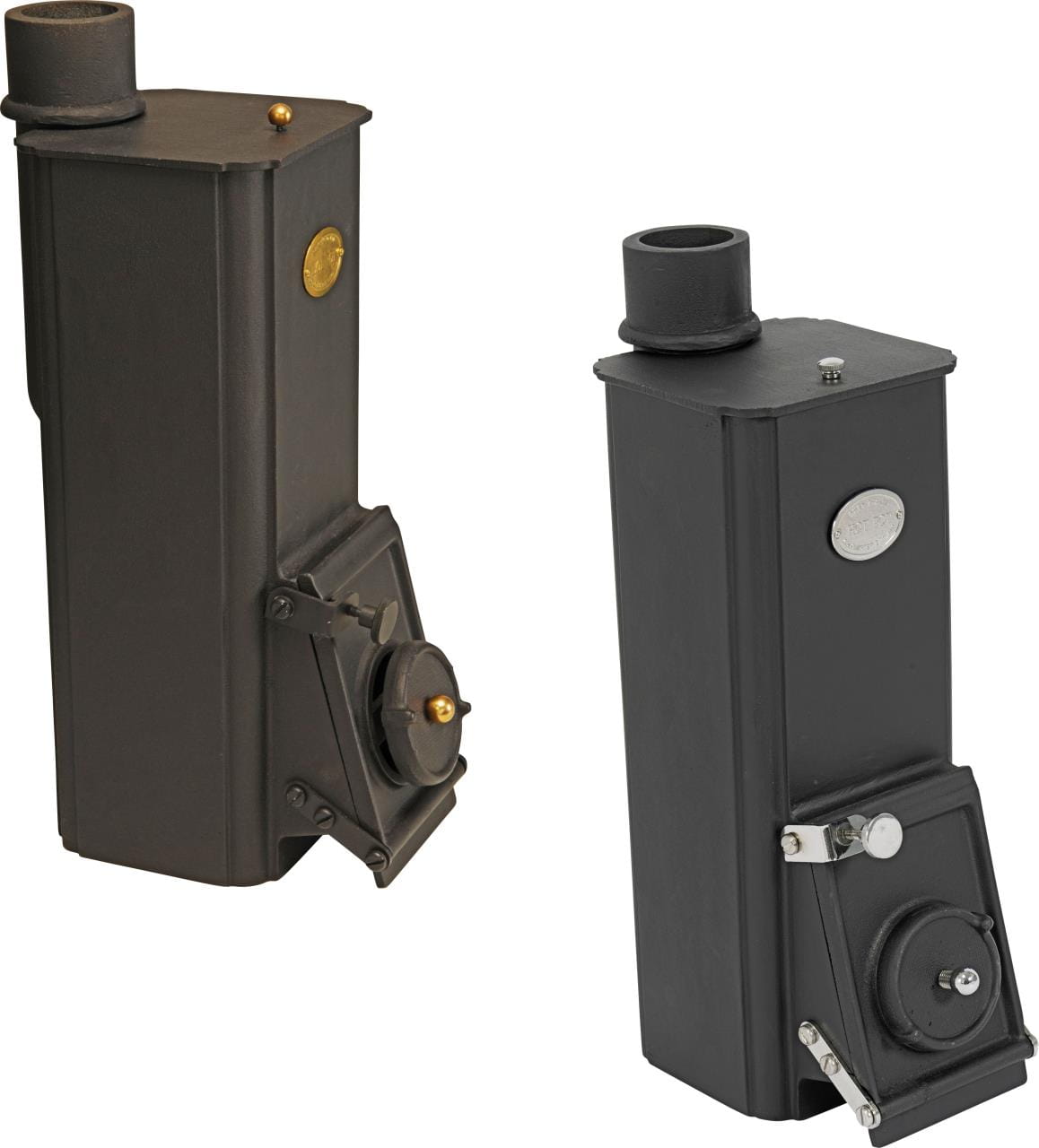 Schiffsofen HOT POT aus Gusseisen DAVEY, Beschläge Messing poliert oder Messing verchromt DAVEY Schiffsofen HOT POT aus Gusseisen