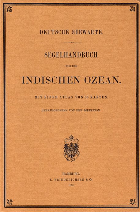 9026-075 SEGELHANDBUCH FÜR DEN INDISCHEN OZEAN (Reprint von 1902)