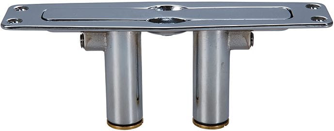 1623-650 Versenkklampe Messing verchromt
