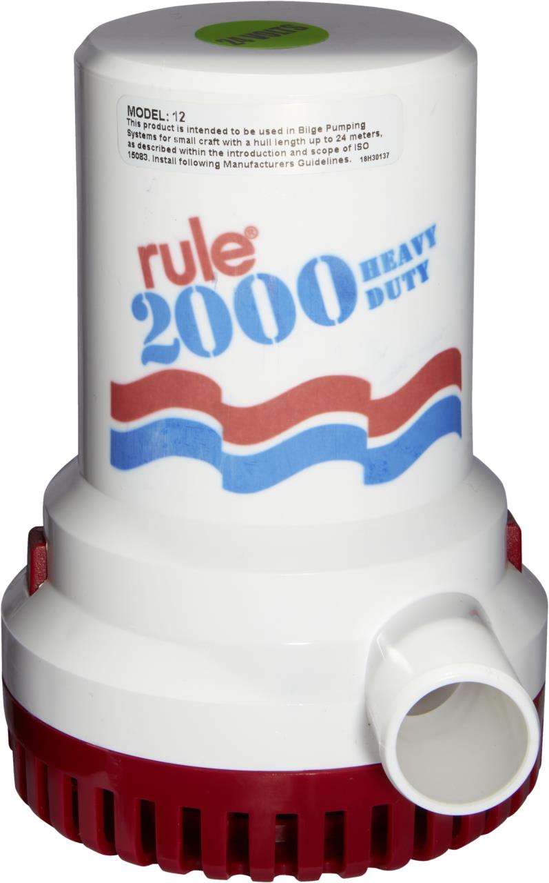 1430-201, 1430-202 RULE Tauchpumpe Typ 2000 Bilge-Tauchpumpen RULE