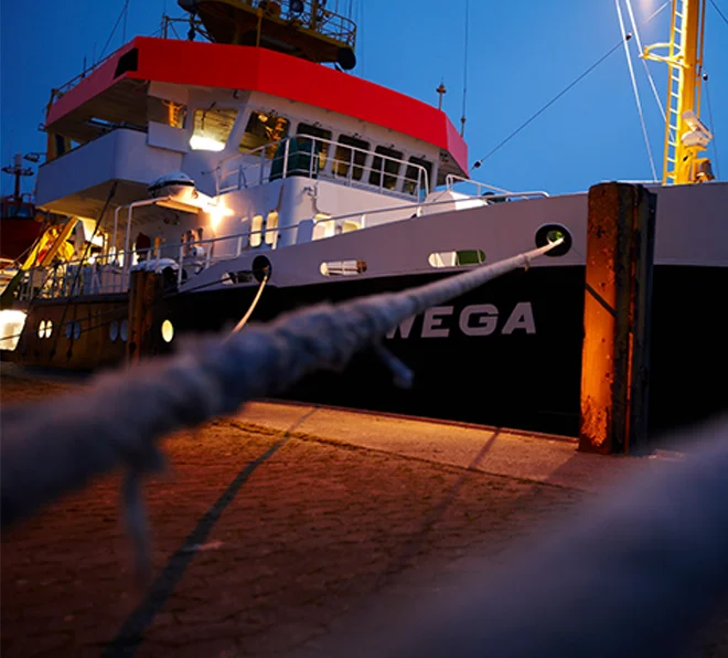 Ausrüstung für die Berufsschifffahrt