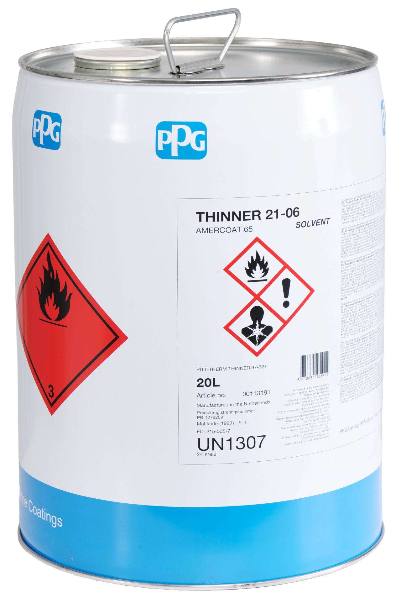 2580-102 PPG SIGMA THINNER 21-06 20l