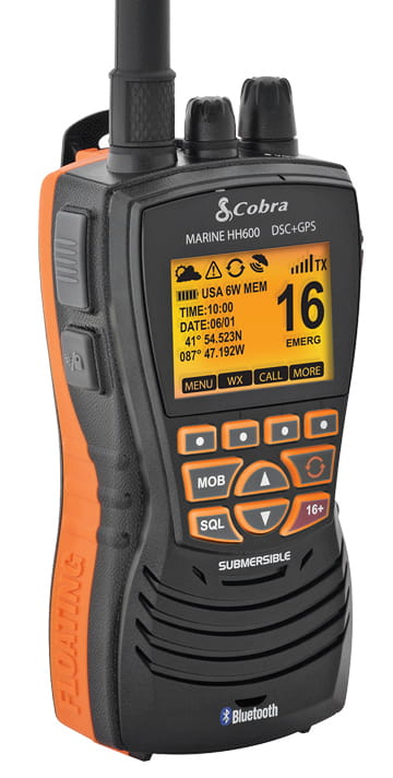 3931-600 COBRA MR HH600 UKW-Handfunkgerät mit GPS/DSC/ATIS COBRA MR HH600 UKW-Handfunkgerät mit GPS/DSC/ATIS