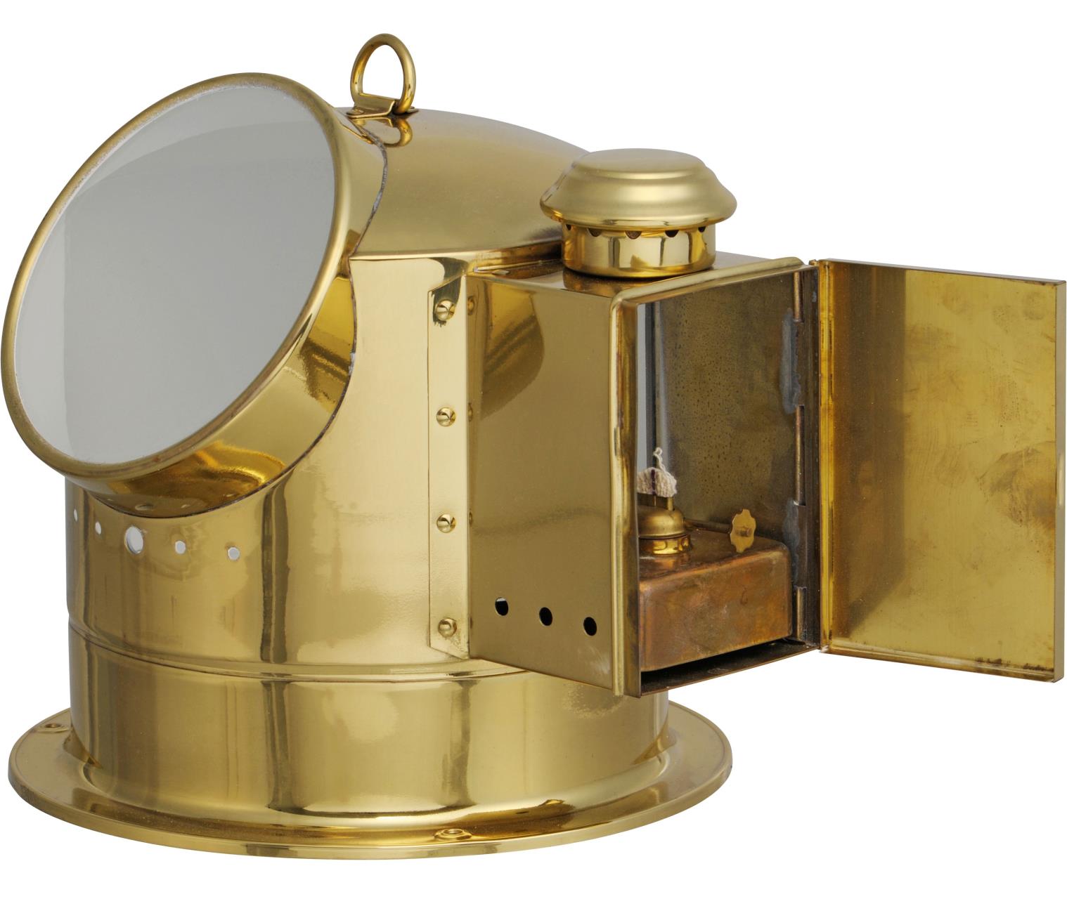 3740-011 DHR Kompasshaus aus Messing mit Petroleumlicht - 1-teilig