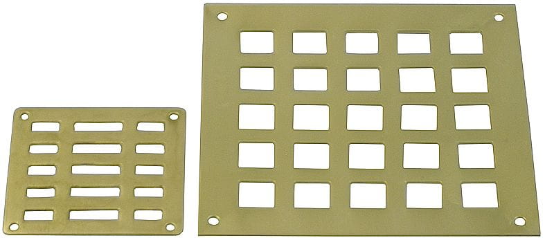 4736*01 Lüftungsbleche Rectangular vent plate