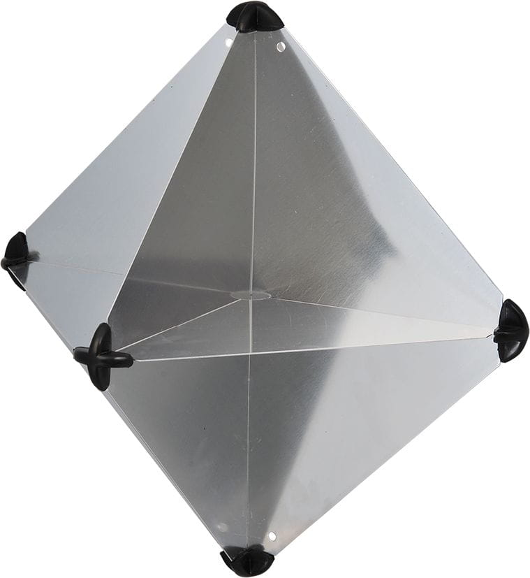 3042*01 Aluminium-Radarreflektor zerlegbar