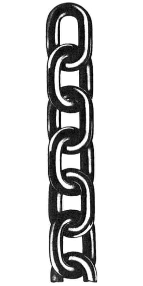 Ankerkette Edelstahl, kurzgliedrig Ankerkette Edelstahl, kurzgliedrig