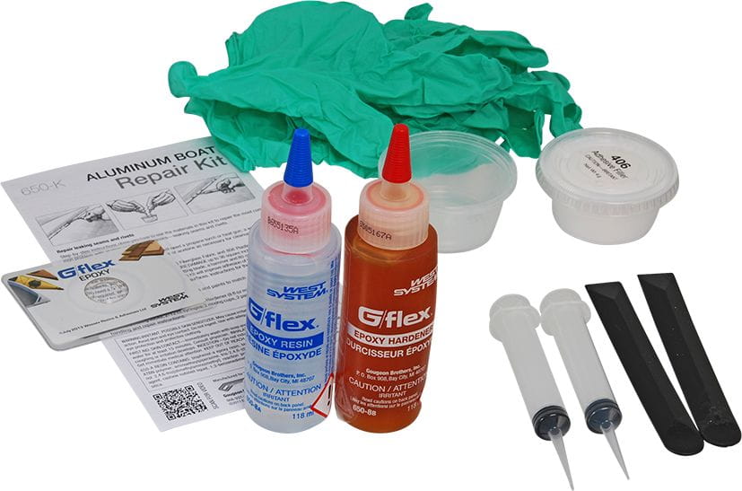 WEST-SYSTEM G/FLEX 650 Reparatur-Kit mit Zubehör WEST-SYSTEM G/FLEX 650 Reparatur-Kit mit Zubehör