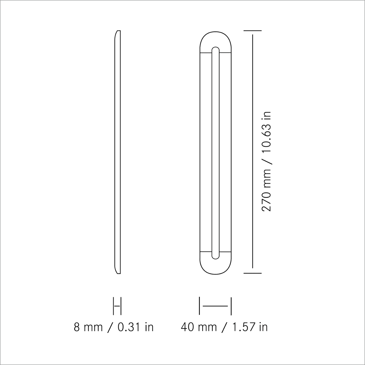 FRENSCH LED surface-mounted strip light F-22