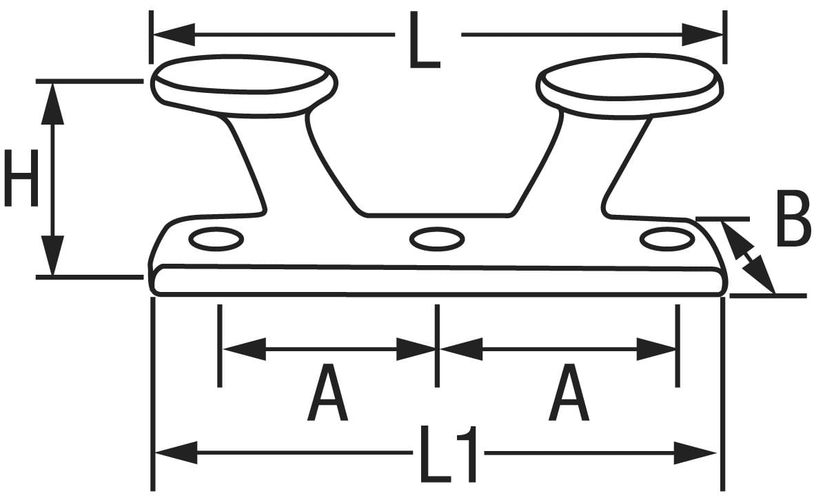 1779*01 Motorbootpoller Edelstahl
