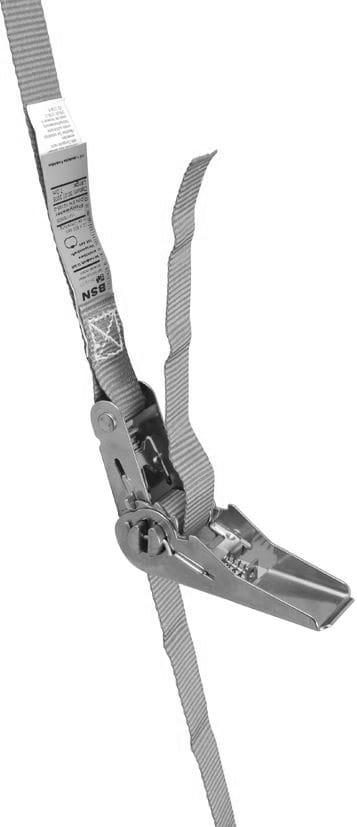 Spanngurt mit A4-Ratsche Lashing strap with stainless steel ratch
