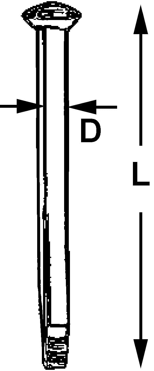 2244*01 Schiffsnägel feuerverzinkt