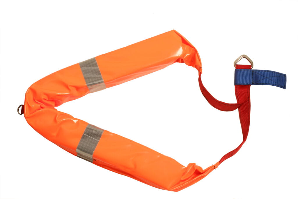 3439-035 Ocean Safety Hubschrauber-Bergungsschlaufe aus orangefarbenem PVC