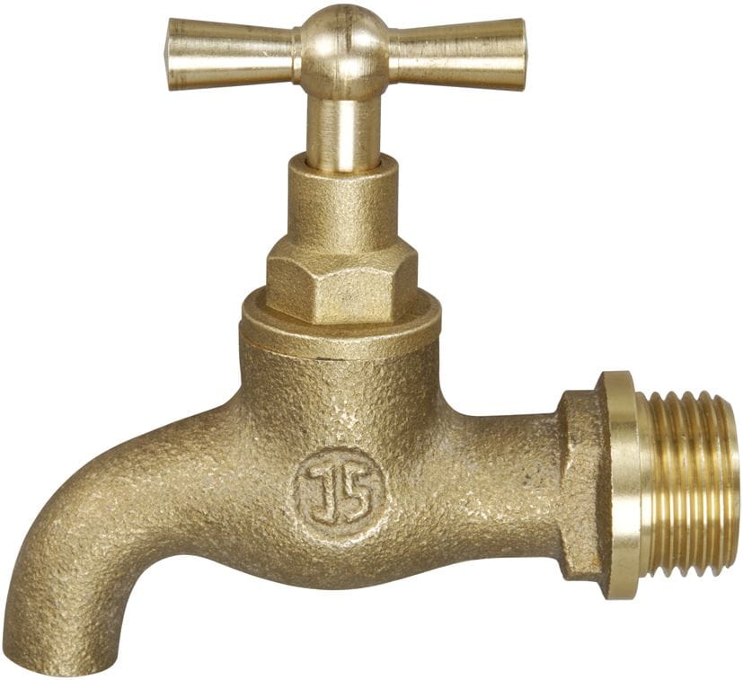 1903*03 Wasserhahn mit gebogenem Auslauf aus Messing Wasserhahn mit gebogenem Auslauf aus Messing