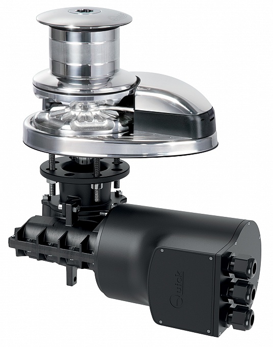 1378-031 QUICK PRINCE DP3 Ankerwinde 8mm DIN,ISO/700W/12V mit Spill