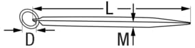 1114*01 Festmachnägel