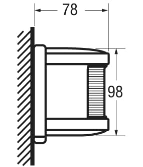 Positionslichter PB 422 Edelstahl Maße Positionslichter PB 422 Edelstahl Maße
