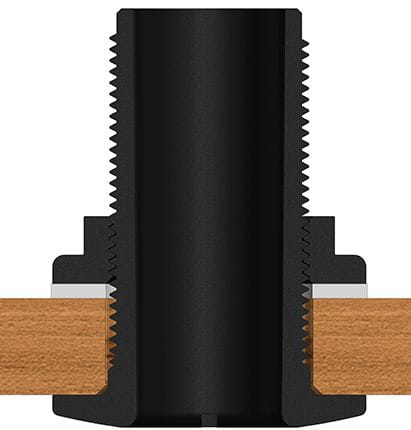 TRUDESIGN Long Thru-Hull Fitting TRUDESIGN Long Thru-Hull Fitting