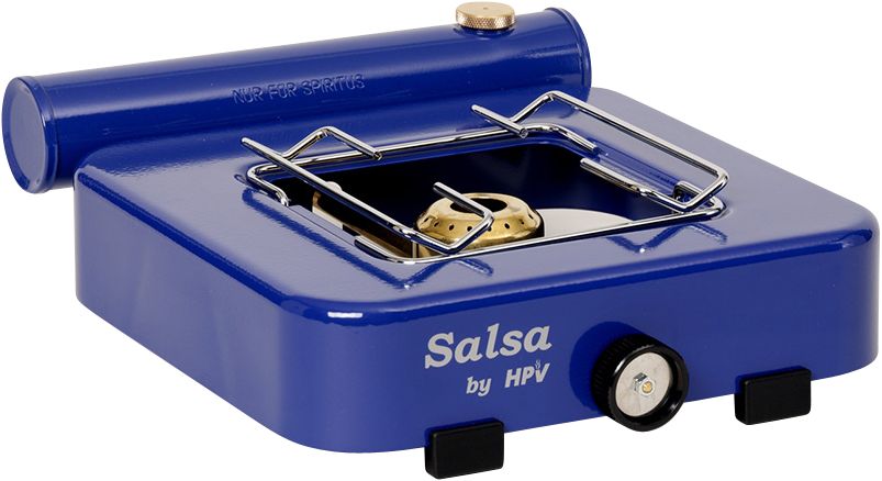 4323-101 Spirituskocher SALSA 1-flammig blau pulverbeschichtet