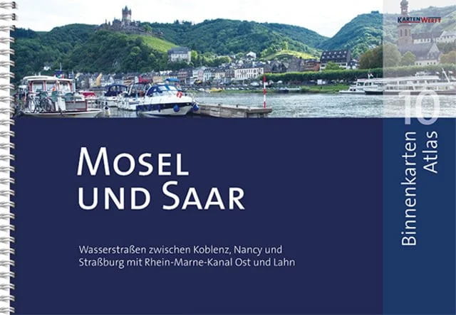 9023-010 KARTENWERFT BinnenKarten Atlas 10 Mosel und Saar KARTENWERFT Inland Charts Atlas