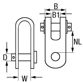 1544*04 Gabel / Gabel Toggle Edelstahl Gabel / Gabel Toggle Edelstahl