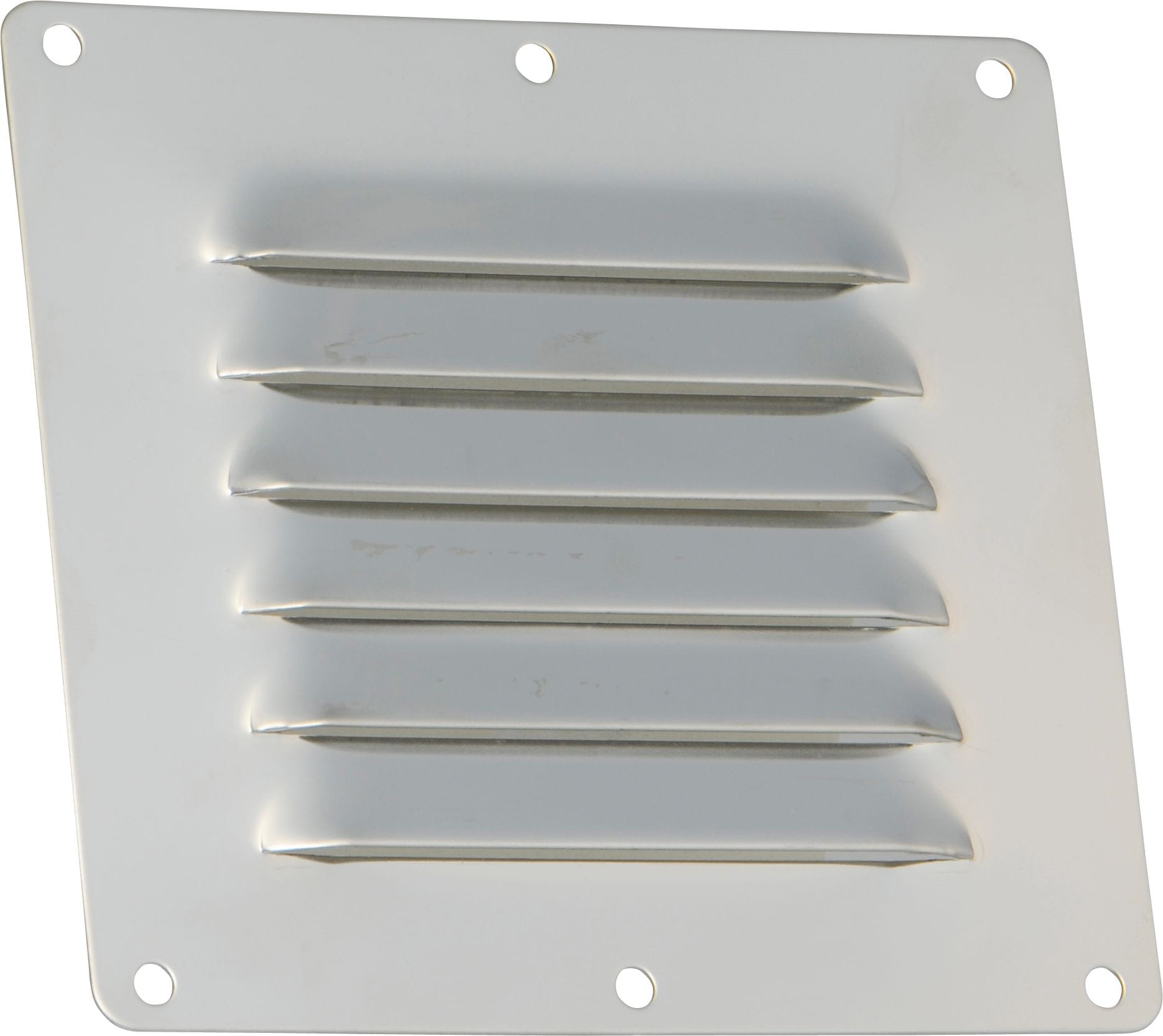4030-131 Kiemenblech / Lüftungsgitter mit Fliegengitter, Edelstahl Ventilator stainless steel angled