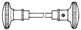 Knob/knob handle for small yacht lock Knob/knob handle for small yacht lock