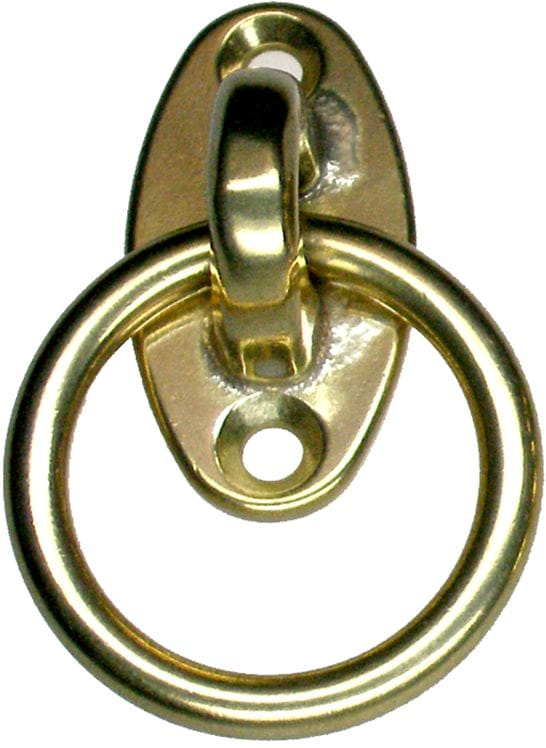 Pad eye brass oval Pad eye brass oval