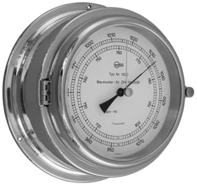 3458-600 BARIGO PROFESSIONAL Barometer mit BSH-Zulassung verchromt