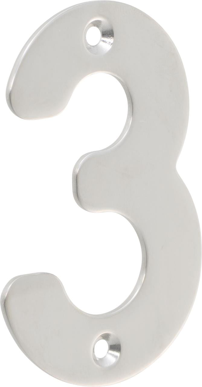 Zahlen, Höhe 75 mm, Edelstahl Zahlen, Höhe 75 mm, Edelstahl
