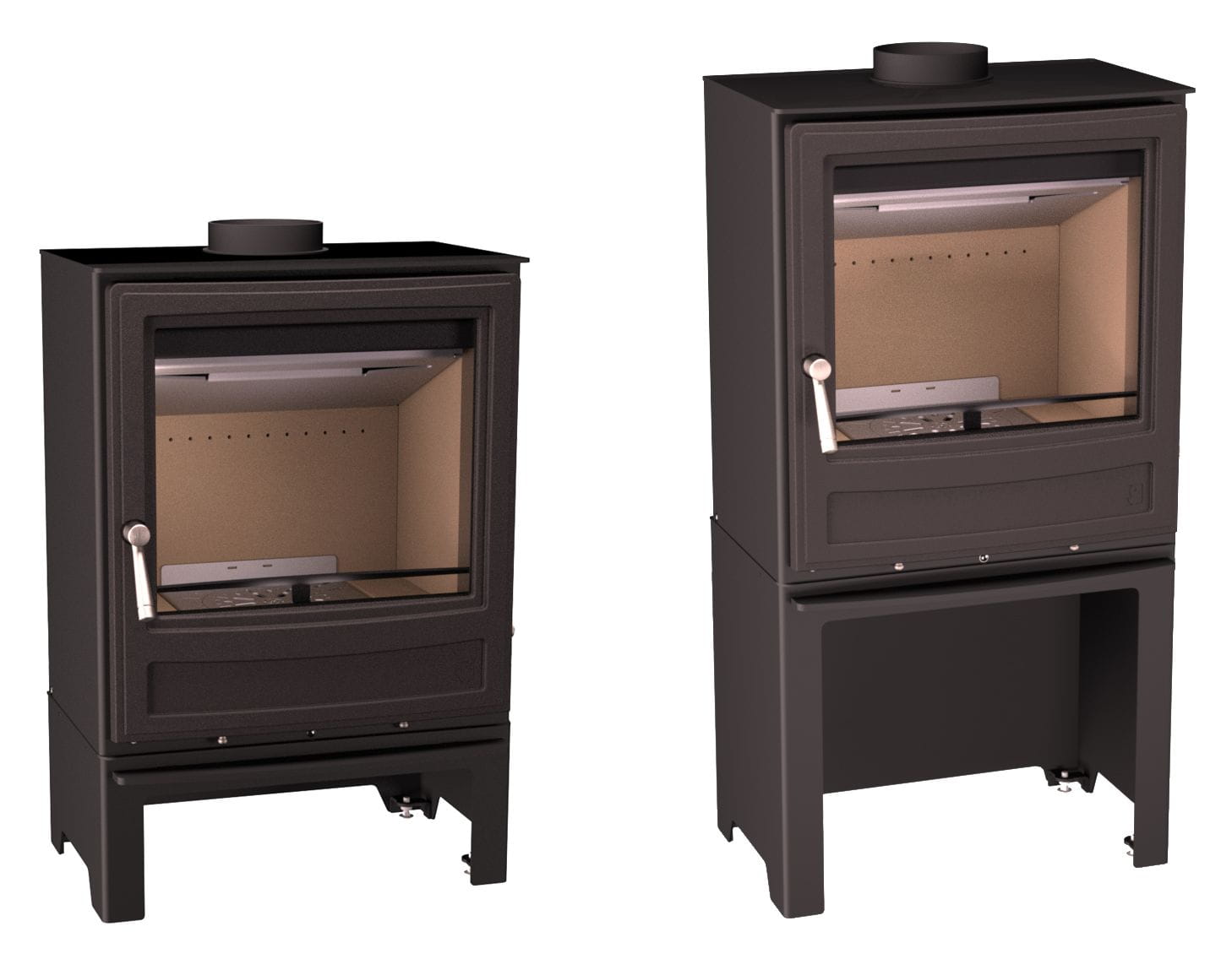 Ofen-Unterbau klein bzw. hoch am ECOBURN 5 WIDESCREEN Zubehör für ECOBURN 5 WIDESCREEN und HOLBORN 5 WIDESCREEN