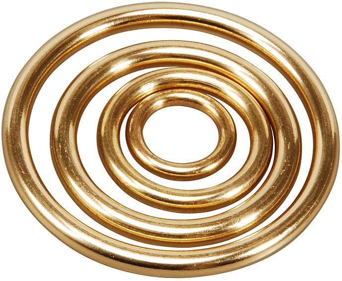 4596*01 Ringe aus Messing